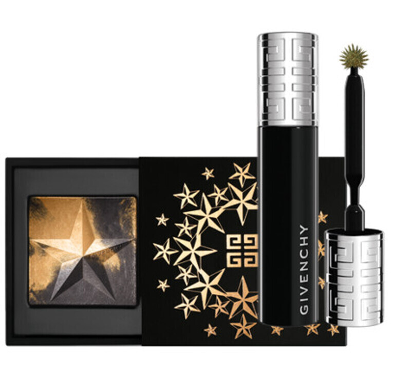 Палетка теней Ondulations d'Or и тушь Phenomen'eyes №9 Bronze Precieux от Givenchy. Фото: материалы пресс-служб.
