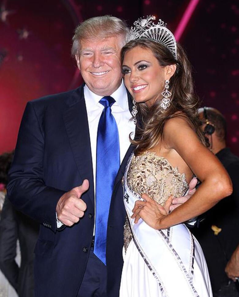 «Мисс США»-2013 Эрин Брэди и Дональд Трамп. Фото: Sipa Press/Fotodom.ru.