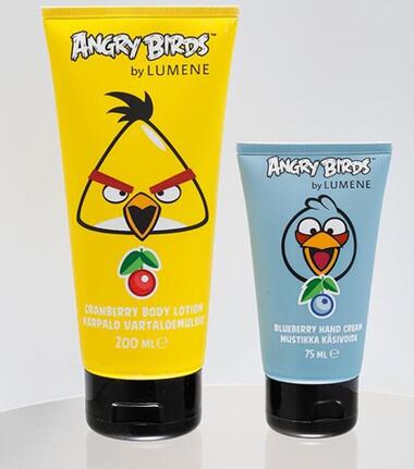 Серия средств по уходу за кожей  Angry Birds от Lumene