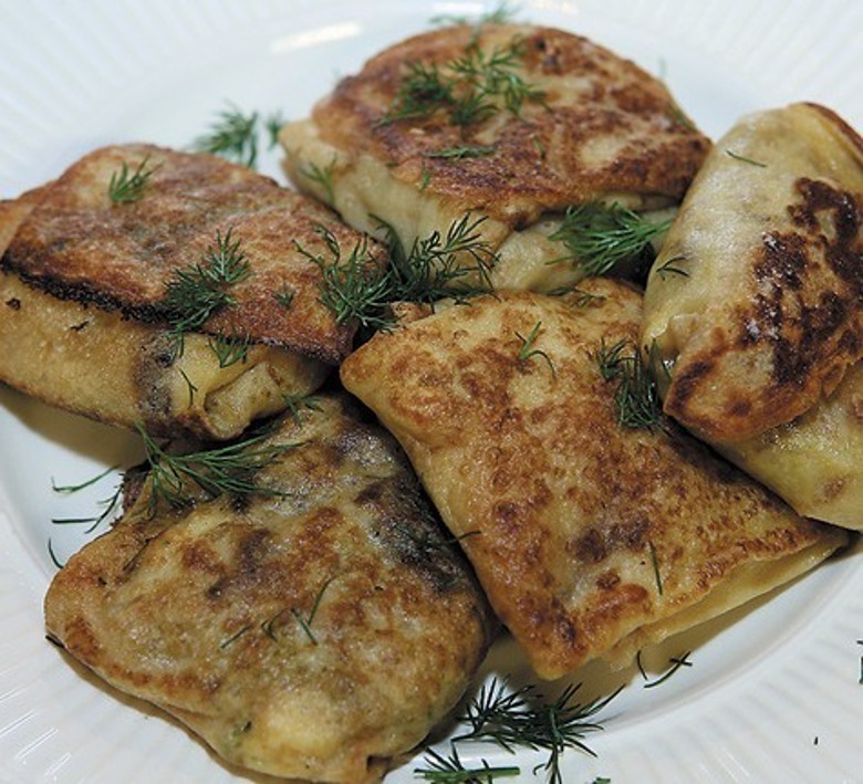 Блины с капустой