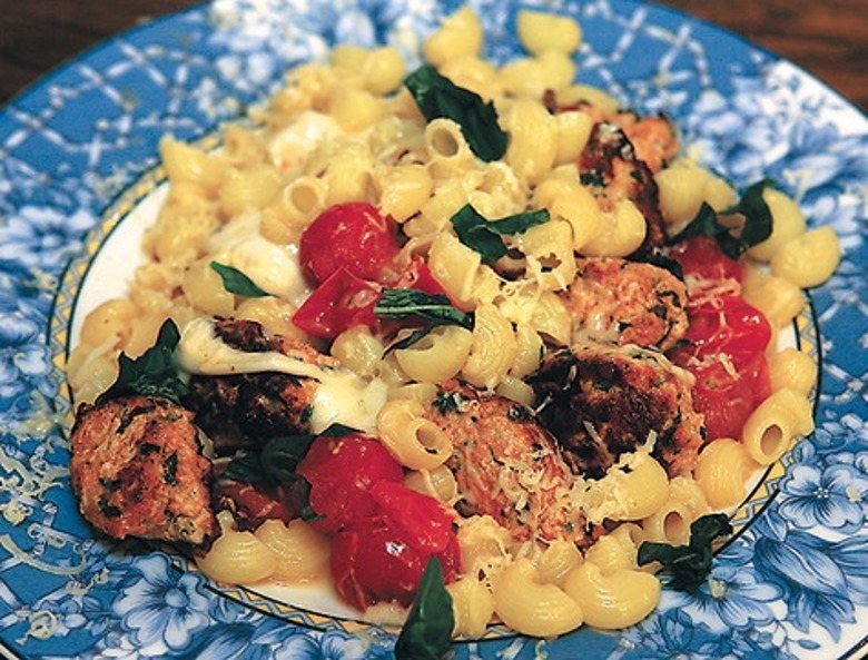 Макароны Grand di Pasta с фрикадельками и моцареллой
