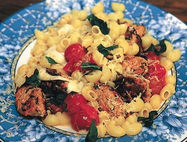 Макароны Grand di Pasta с фрикадельками и моцареллой
