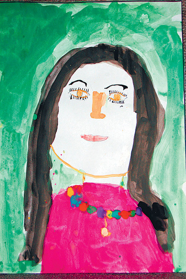 "Моя мама", авт. Аня Сорокина, 9 лет.