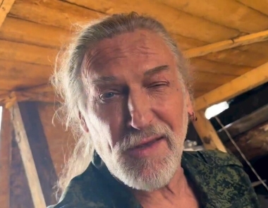 62-летний актер Никита Джигурда побывал на Угледарском,направлении и вышел на передовую