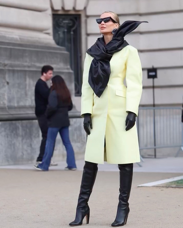 Гостья показа Schiaparelli