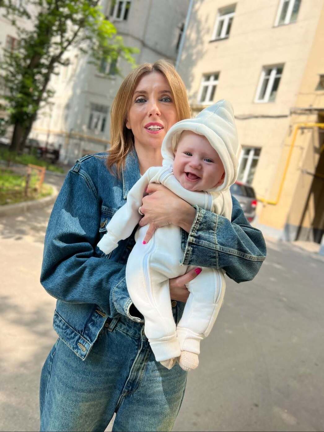 Светлана Бондарчук с сыном