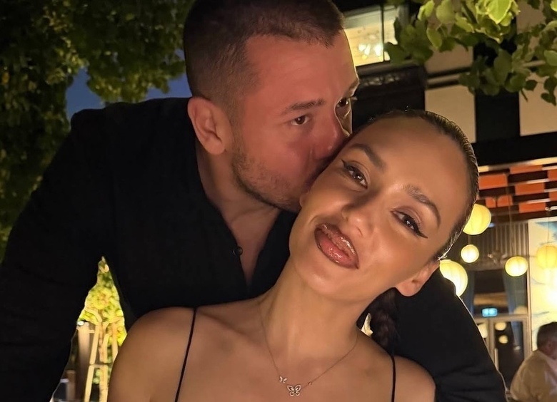 Ольга Серябкина с мужем