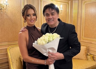 Александр Серов с дочерью Мишель