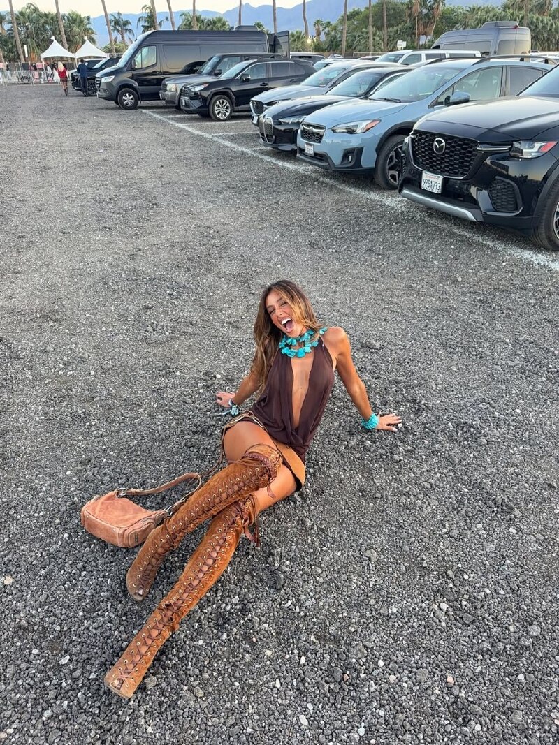 Гостья фестиваля Coachella 2026