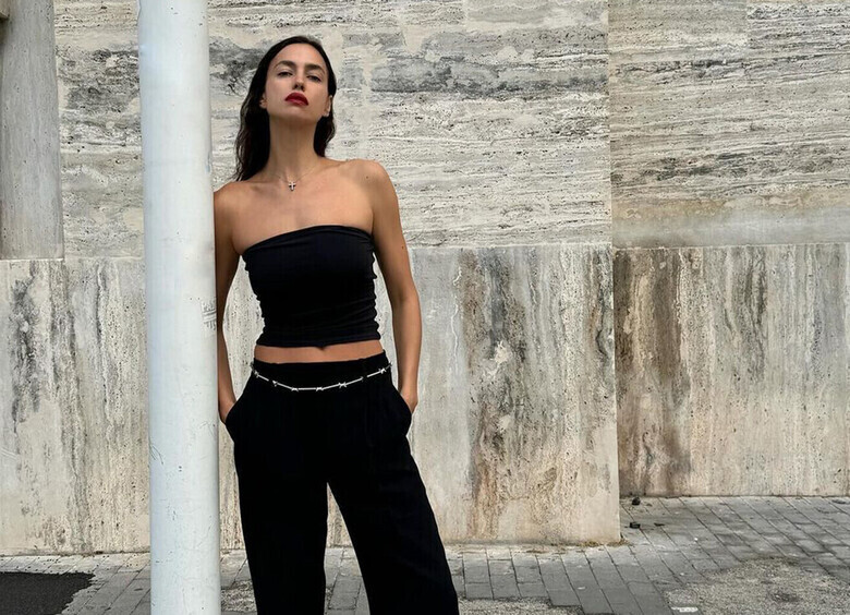 Ирина Шейк показала «беременное» фото и лицо маленькой дочери