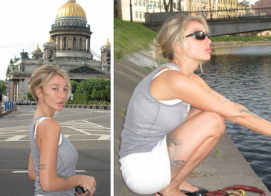 «Город-сказка»: Настя Ивлеева гуляет по Питеру