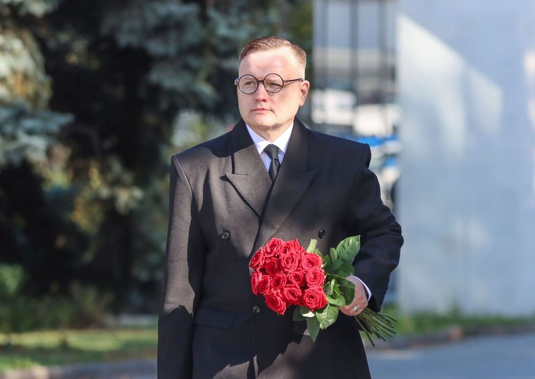 Прощание с Сергеем Соседовым. Алексей Остудин. Фото: Геннадий Черкасов