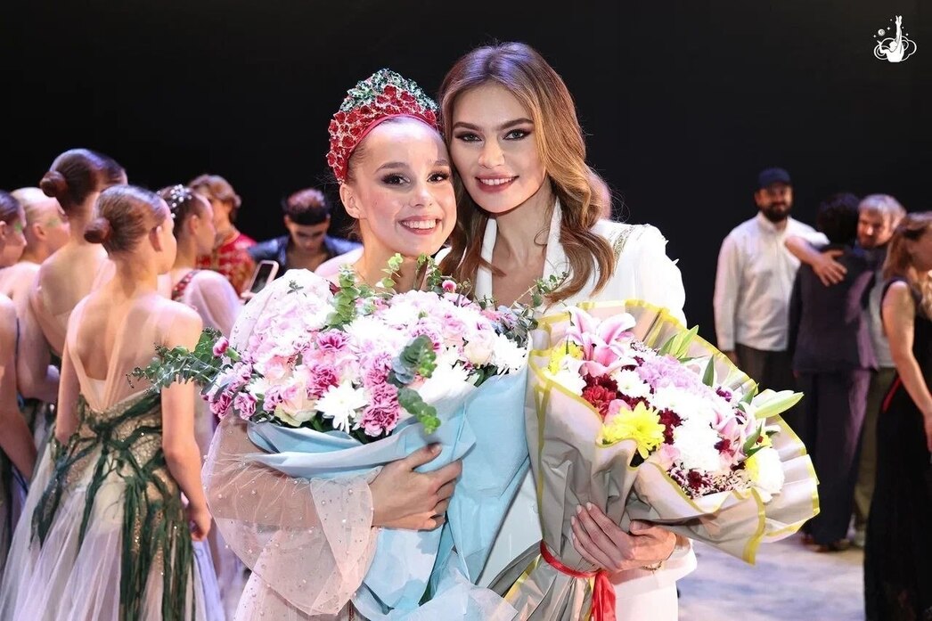 Алина Кабаева и Алиса Медведева